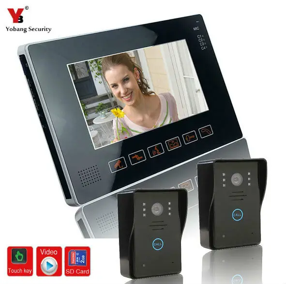YobangSecurity 9 Inches Wired Video Doorbell Door Chime,Rainproof Door Phone with Video Recording and Photo Taking Function
YobangSecurity 9 Inches Wired Video Doorbell Door Chime,Rainproof Door Phone with Video Recording and Photo Taking Function