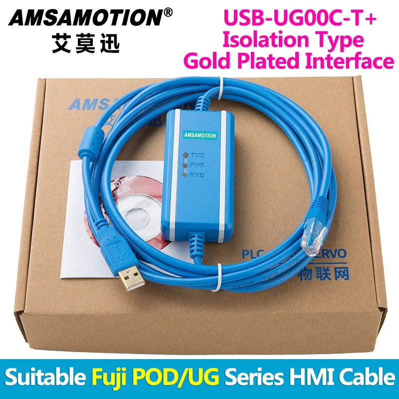 USB-UG00C-T Suitable Fuji POD UG Series Touch Screen HMI Download Programming Cable
USB-UG00C-T Suitable Fuji POD UG Series Touch Screen HMI Download Programming Cable