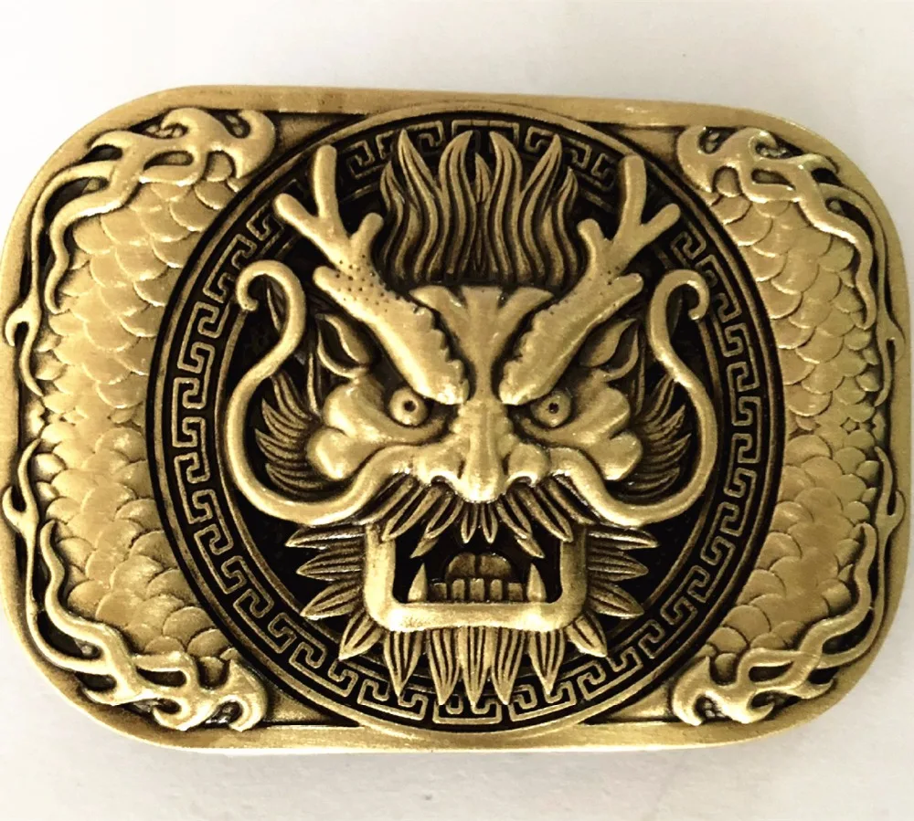 Pure Copper Vintage Antique Belt Buckle Dragon Head Western Cowboy Mens Fashion Fine Accessory
Pure Copper Vintage Antique Belt Buckle Dragon Head Western Cowboy Mens Fashion Fine Accessory