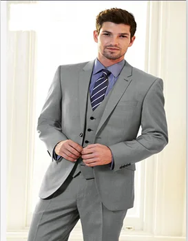 Business Formal Wear Three Pieces Suits Two Buttons Notch Lapel Groom Tuxedos Groomsmen Men's Wedding Suits (jacket+pants+vest)
Business Formal Wear Three Pieces Suits Two Buttons Notch Lapel Groom Tuxedos Groomsmen Men's Wedding Suits (jacket+pants+vest)