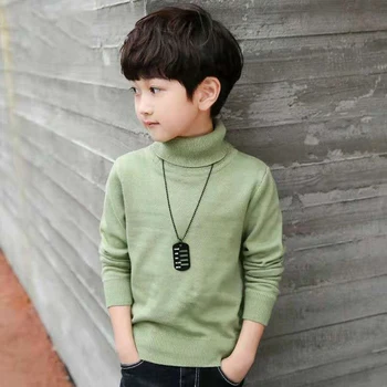 Kids Baby Boys Sweaters Winter Autumn 2018 New Boy Knitted Turtleneck Sweater Clothes Solid Color Sweater For Age 3-12 Yrs
Kids Baby Boys Sweaters Winter Autumn 2018 New Boy Knitted Turtleneck Sweater Clothes Solid Color Sweater For Age 3-12 Yrs