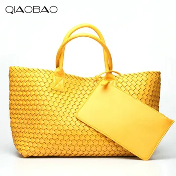 QIAOBAO Wallet Gift Bag Brand Quality Leather Women's Handbag Messenger Bag Vintage Large Capacity Handmade Weaving Totes
QIAOBAO Wallet Gift Bag Brand Quality Leather Women's Handbag Messenger Bag Vintage Large Capacity Handmade Weaving Totes