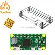 Raspberry Pi zero Pi0 Board Version 1.3 Linux with case and Heatsinks