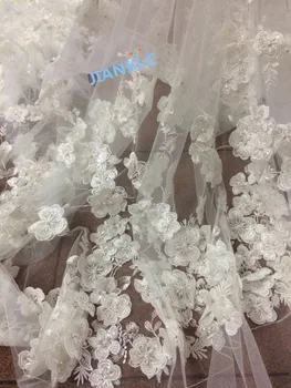 DiuDiu-103014 romantic tulle lace with 3d flower embroidery tull net lace fabric for bridal dress
DiuDiu-103014 romantic tulle lace with 3d flower embroidery tull net lace fabric for bridal dress