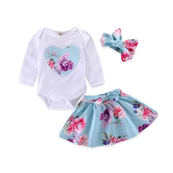 Infant Baby Girls Clothing Sets Long Sleeve White Big Love Tops Blouse+Light Green Skirt 3pcs Cute Bebe Girls Kids Clothes Suit
Infant Baby Girls Clothing Sets Long Sleeve White Big Love Tops Blouse+Light Green Skirt 3pcs Cute Bebe Girls Kids Clothes Suit