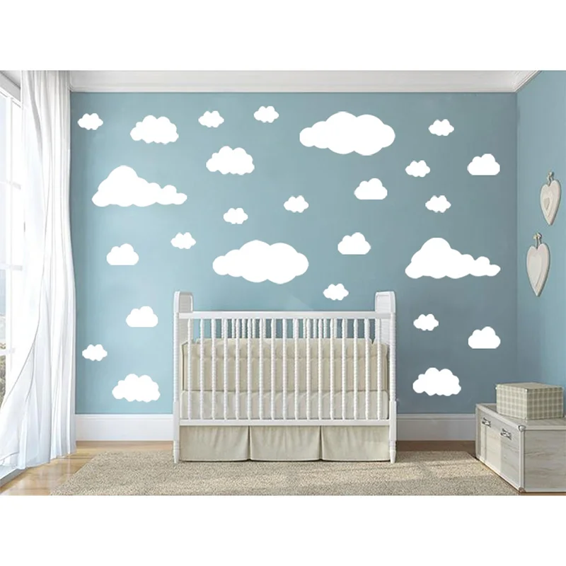 POOMOO, 31pcs/set DIY Big Clouds 4 Sizes Decals Removable Vinyl Wall Sticker Kids Room Decoration Art Home Mural Decor Stickers
POOMOO, 31pcs/set DIY Big Clouds 4 Sizes Decals Removable Vinyl Wall Sticker Kids Room Decoration Art Home Mural Decor Stickers