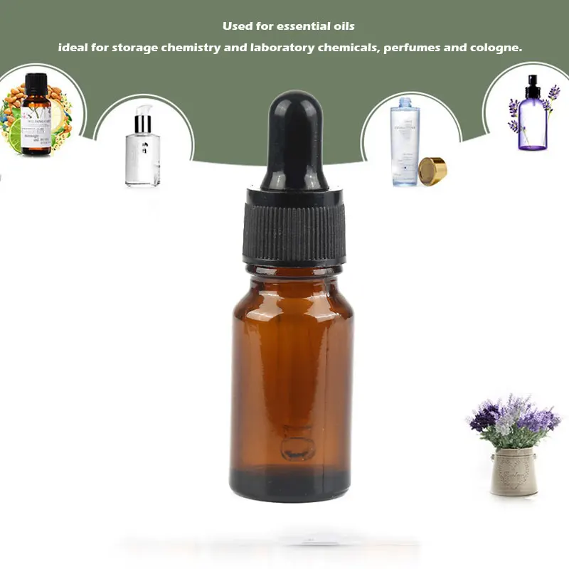 10ml Amber Glass Dropper Bottle Refillable Tea Tree Oil Essential Aromatherapy Perfume Container Liquid Pipette Bottle 1/2/5 pcs
10ml Amber Glass Dropper Bottle Refillable Tea Tree Oil Essential Aromatherapy Perfume Container Liquid Pipette Bottle 1/2/5 pcs