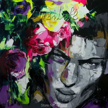 Palette knife painting portrait Palette knife Face Oil painting Impasto figure on canvas Hand painted Francoise Nielly 13-18
Palette knife painting portrait Palette knife Face Oil painting Impasto figure on canvas Hand painted Francoise Nielly 13-18