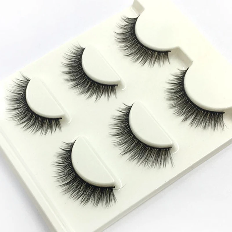 YOKPN New 3D False Eyelashes Natural Cross Long Eyelashes 100% Handmade Extension Stage Show Makeup 3 Pairs Fake Eyelashes
YOKPN New 3D False Eyelashes Natural Cross Long Eyelashes 100% Handmade Extension Stage Show Makeup 3 Pairs Fake Eyelashes