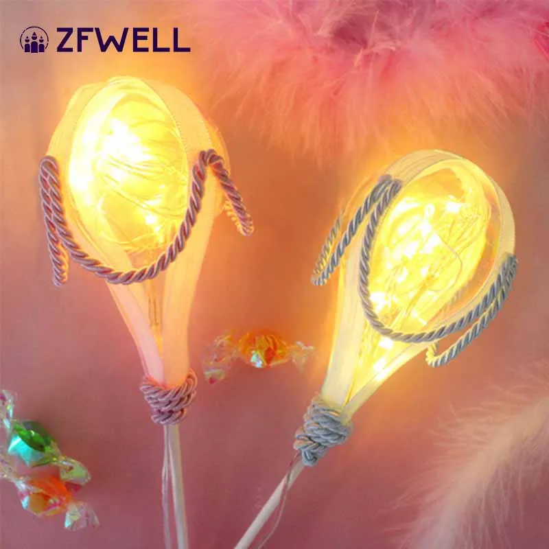 ZFWELL Blue Pink Bulb Hot Air Balloon Glow Cake Insert Decoration Children's Party Birthday Party Shower DIY Cake Decoration75
ZFWELL Blue Pink Bulb Hot Air Balloon Glow Cake Insert Decoration Children's Party Birthday Party Shower DIY Cake Decoration75