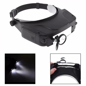 New 11X Headband Type Magnifying Glass with LED Light and 3 Magnifying Lens for Jewel Repair
New 11X Headband Type Magnifying Glass with LED Light and 3 Magnifying Lens for Jewel Repair