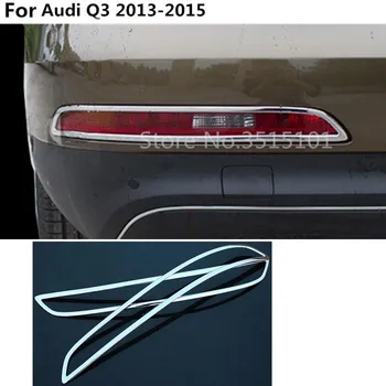 car styling body ABS Chrome cover trim back tail rear fog light lamp frame stick panel 2pcs For Audi Q3 2013 2014 2015
car styling body ABS Chrome cover trim back tail rear fog light lamp frame stick panel 2pcs For Audi Q3 2013 2014 2015