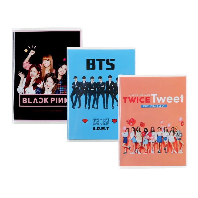 

1Pcs New Arrival K-pop BTS ARMY JIN V JUNGKOOK JIMIN SUGA Mini Notebook BLACKPINK TWICE Printing Notebook