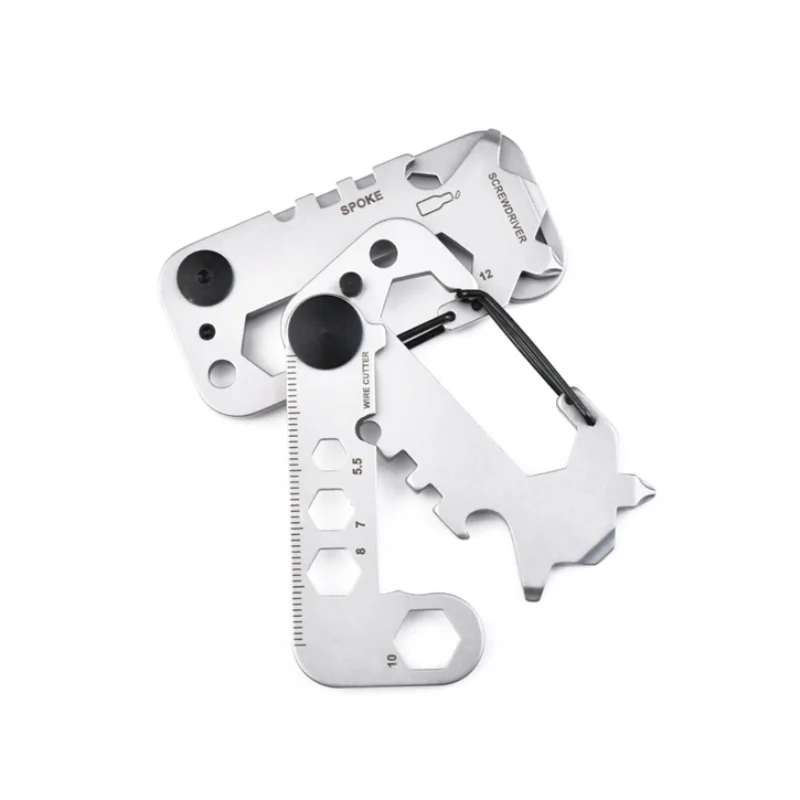 Stainless Steel EDC Gadget Outdoor Tool Camping Keychain Supplies Bottle Opener Multi-Function Tools Wrench Portable Multitool
Stainless Steel EDC Gadget Outdoor Tool Camping Keychain Supplies Bottle Opener Multi-Function Tools Wrench Portable Multitool