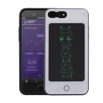 5.5 Inch Mini LCD Drawing Tablet Memo Writing Graphic Digital Board Displays Case For iPhone 8 7 6 Plus Mobile Shell White/Black
5.5 Inch Mini LCD Drawing Tablet Memo Writing Graphic Digital Board Displays Case For iPhone 8 7 6 Plus Mobile Shell White/Black