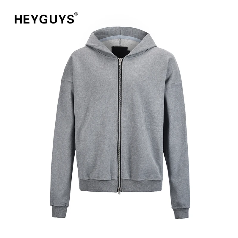 HEYGUYS Streetwear hoodies men zipper high quality black grey mens hoodies hip hop clothing
HEYGUYS Streetwear hoodies men zipper high quality black grey mens hoodies hip hop clothing
