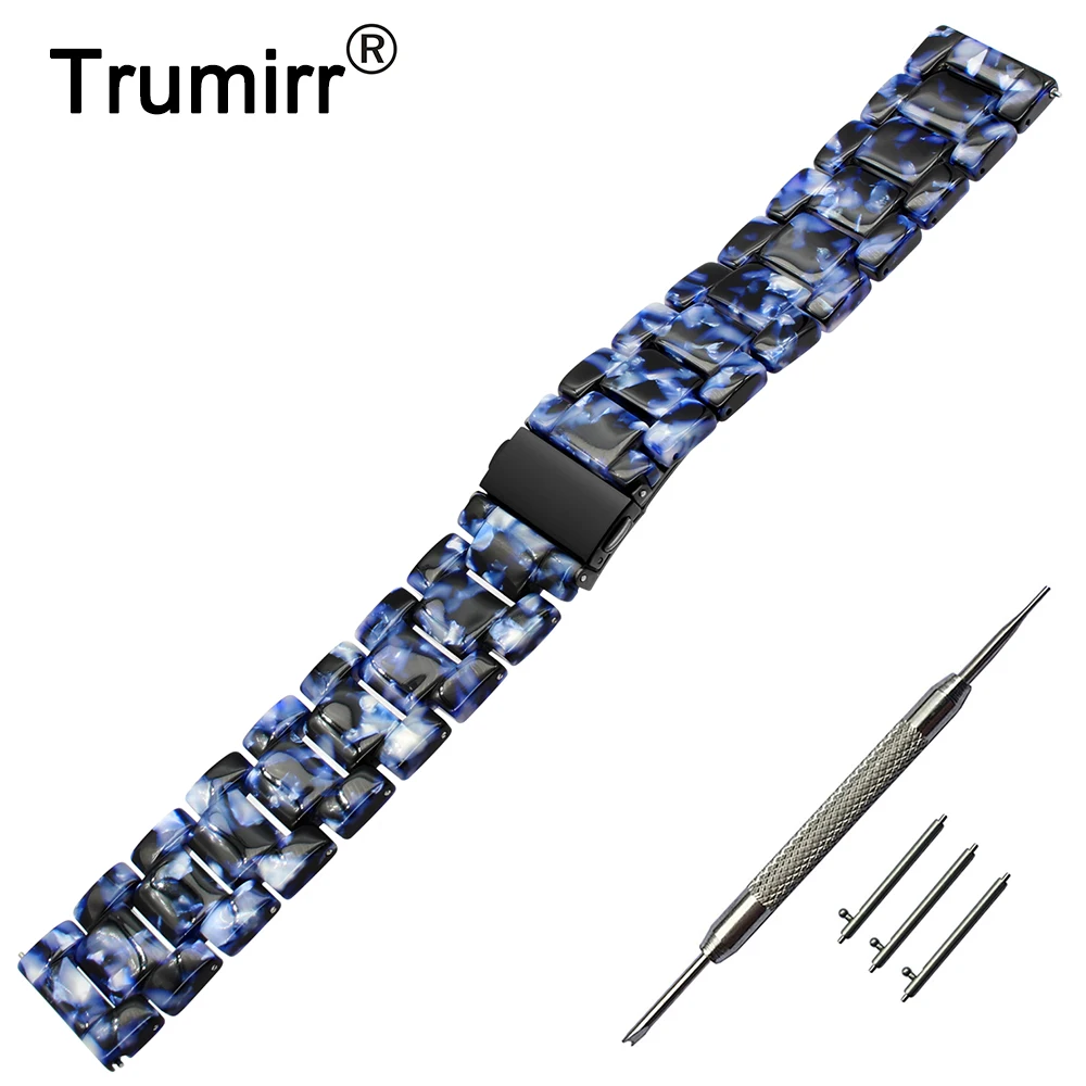 22mm Quick Release Resin Watchband for Huawei Watch 2 (Classic) Pebble Time Moto 360 2 46mm Band Stainless Steel Buckle Strap
22mm Quick Release Resin Watchband for Huawei Watch 2 (Classic) Pebble Time Moto 360 2 46mm Band Stainless Steel Buckle Strap