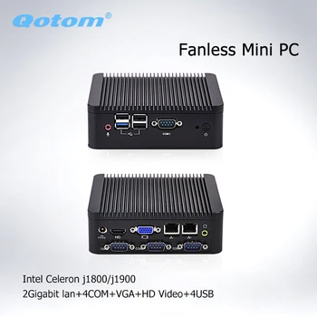 Qotom Fanless Mini PC nano itx Celeron j1800 j1900 Multimedia 2 ethernet lan Fanless Desktop Industrial Mini Computer
Qotom Fanless Mini PC nano itx Celeron j1800 j1900 Multimedia 2 ethernet lan Fanless Desktop Industrial Mini Computer