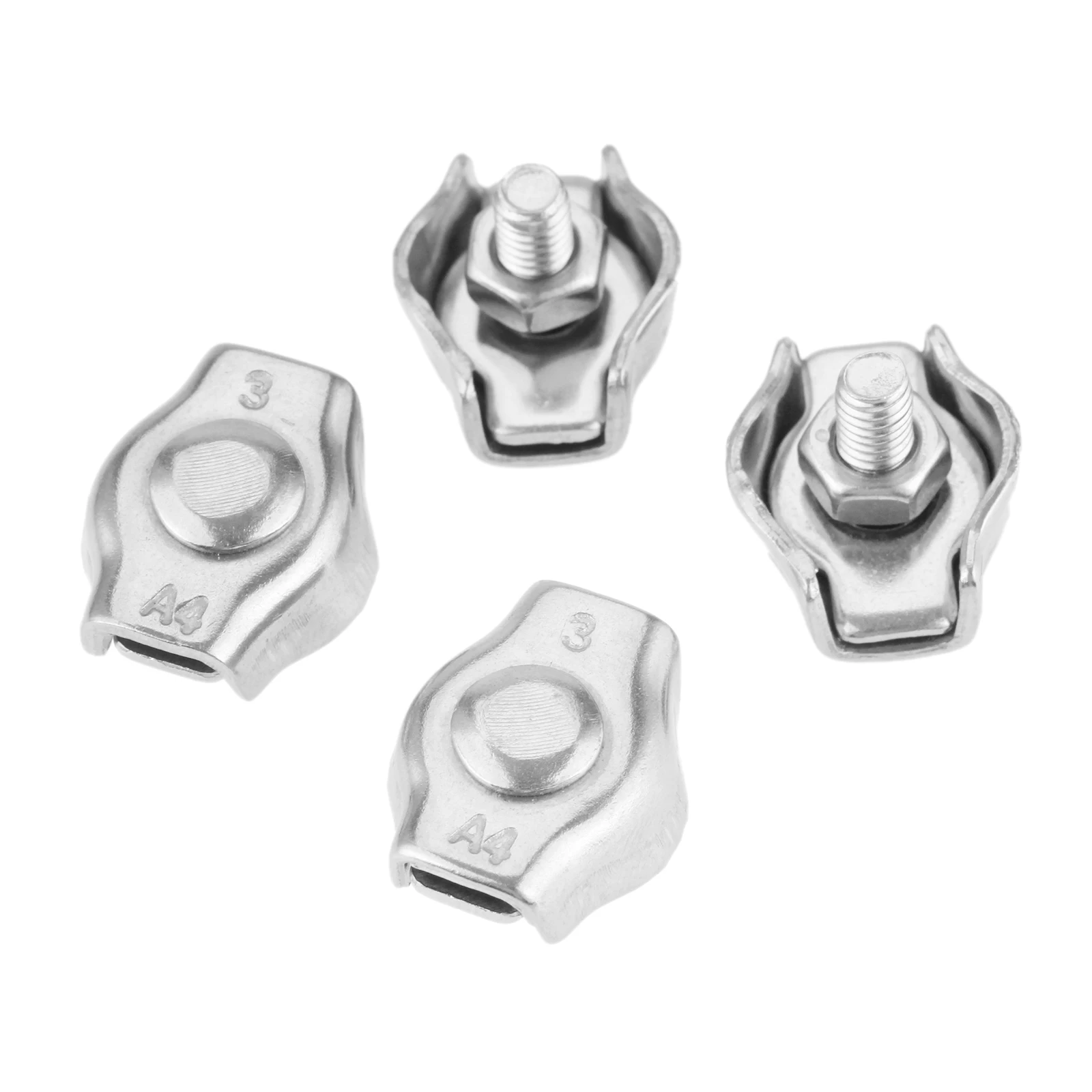 DRELD 4Pcs M3 316 Stainless Steel Simplex Wire Rope Clip Fixing 3mm Cable Clamps Caliper
DRELD 4Pcs M3 316 Stainless Steel Simplex Wire Rope Clip Fixing 3mm Cable Clamps Caliper