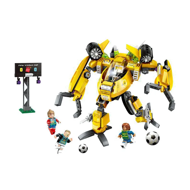 Enlighten Building Block Super Soccer World Cup Sliding Trackle 3 Figures 357pcs Educational Technic Bricks Toy For Boy Gift
Enlighten Building Block Super Soccer World Cup Sliding Trackle 3 Figures 357pcs Educational Technic Bricks Toy For Boy Gift