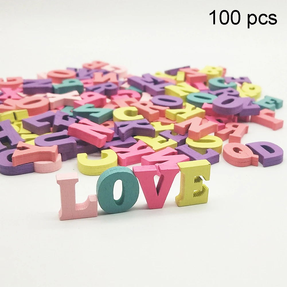 100Pcs Home Handmade DIY Word Wooden Letters Party 15mm Alphabet Decoration Gift Block Craft Mixed Multi-coloured Numbers
100Pcs Home Handmade DIY Word Wooden Letters Party 15mm Alphabet Decoration Gift Block Craft Mixed Multi-coloured Numbers