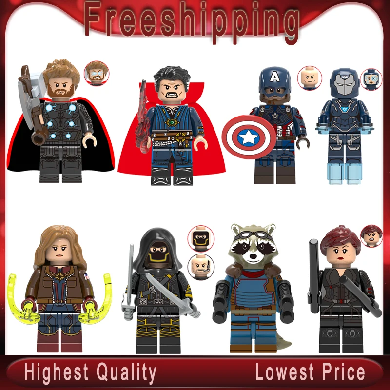 Avengers 4 Endgame Super Heroes Doctor Strange Black Widow Pepper Building Blocks Bricks Action Figures Toys For Children X0256
Avengers 4 Endgame Super Heroes Doctor Strange Black Widow Pepper Building Blocks Bricks Action Figures Toys For Children X0256