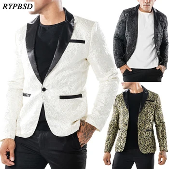Mens Floral Blazer Autumn Winter Solid Color New 2019 Korean Fashion Design Casual Blazer Men Wedding Mens Blazer
Mens Floral Blazer Autumn Winter Solid Color New 2019 Korean Fashion Design Casual Blazer Men Wedding Mens Blazer