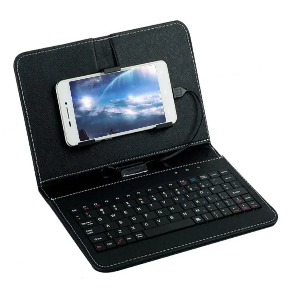 hot pop 4.8-6inch OTG Phone Faux Leather Flip Case Holder Wired Keyboard for Android
hot pop 4.8-6inch OTG Phone Faux Leather Flip Case Holder Wired Keyboard for Android