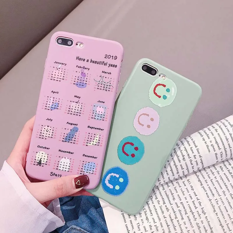 Fashion Smile Calendar Soft Silicone Cover Case For iPhone Xs Max Xr X 6 6S 7 8 Plus 8Plus 7Plus 6SPlus Protector Lovely Coque
Fashion Smile Calendar Soft Silicone Cover Case For iPhone Xs Max Xr X 6 6S 7 8 Plus 8Plus 7Plus 6SPlus Protector Lovely Coque