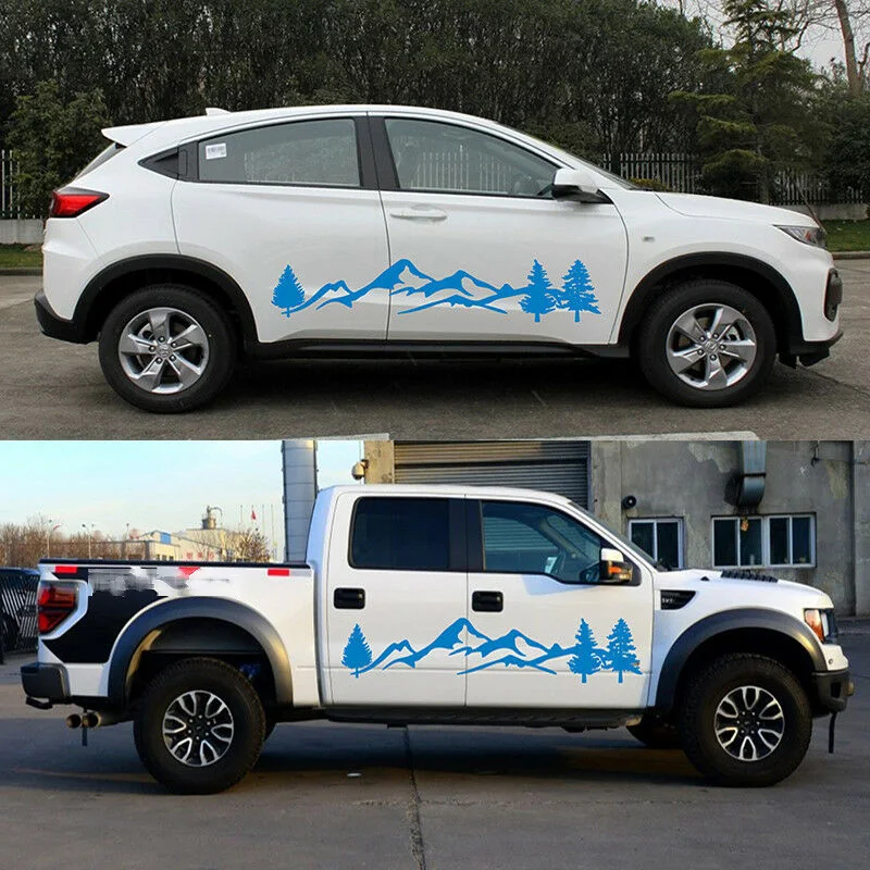 New 2pcs Car Mountain Decal Tree Forest Vinyl Graphic Sticker For Camper RV Trailer Truck Sticker
New 2pcs Car Mountain Decal Tree Forest Vinyl Graphic Sticker For Camper RV Trailer Truck Sticker