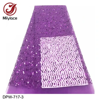 Sequins Tulle Net Lace Fabric 5 Yards Nigerian Net Lace Fabric Party Dress Lace Fabric DPW-717
Sequins Tulle Net Lace Fabric 5 Yards Nigerian Net Lace Fabric Party Dress Lace Fabric DPW-717
