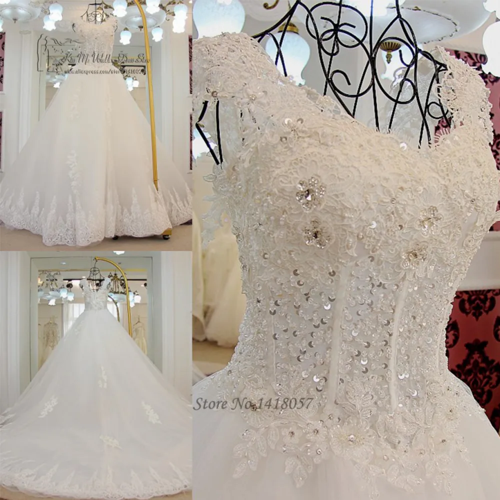 Vestidos de Noiva Com Foto Real 2016 Wedding Dresses Luxury Lace Ball Gown Bride Dress Plus Size Wedding Gowns Court Train Beads
Vestidos de Noiva Com Foto Real 2016 Wedding Dresses Luxury Lace Ball Gown Bride Dress Plus Size Wedding Gowns Court Train Beads