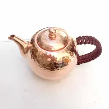 Copper Teapot FILTER Red 300ml Handmade Good-Quality Authentic