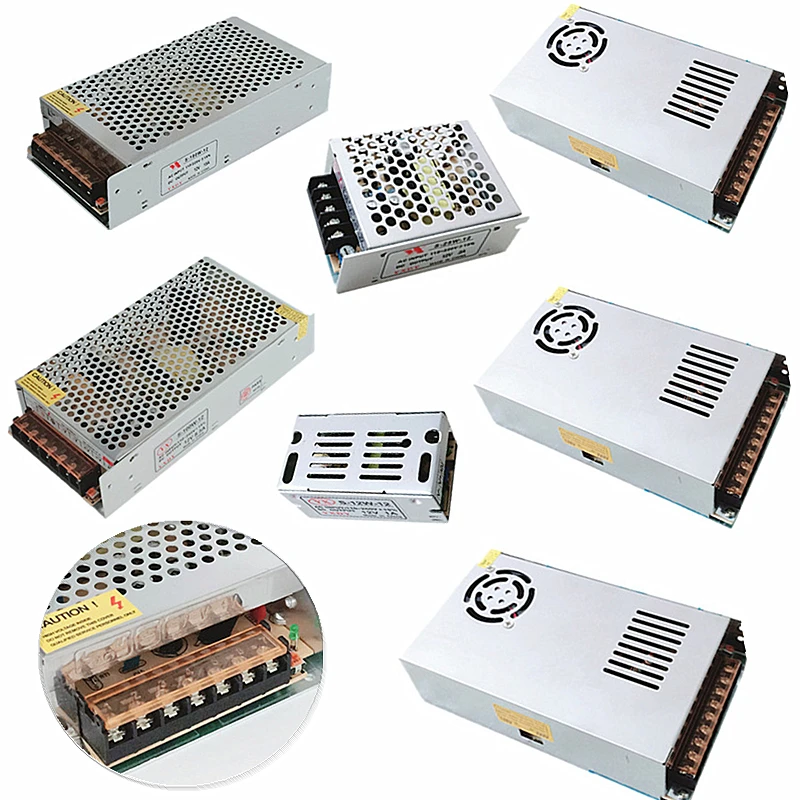 Lighting Transformer 1A 2A 3A 5A 10A 15A 20A 30A 40A 50A 110-220V to 12V LED driver switch power supply adapter for LED strip
Lighting Transformer 1A 2A 3A 5A 10A 15A 20A 30A 40A 50A 110-220V to 12V LED driver switch power supply adapter for LED strip