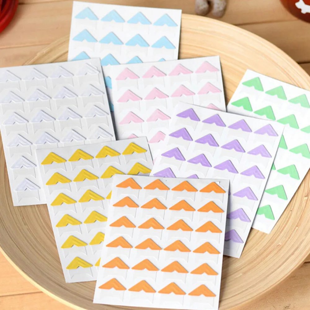 24 pcs new Sticker Candy Color Cute Pure Corner kraft Paper Stickers Albums Vintage Romantic Diary Decor Scrapbooking
24 pcs new Sticker Candy Color Cute Pure Corner kraft Paper Stickers Albums Vintage Romantic Diary Decor Scrapbooking