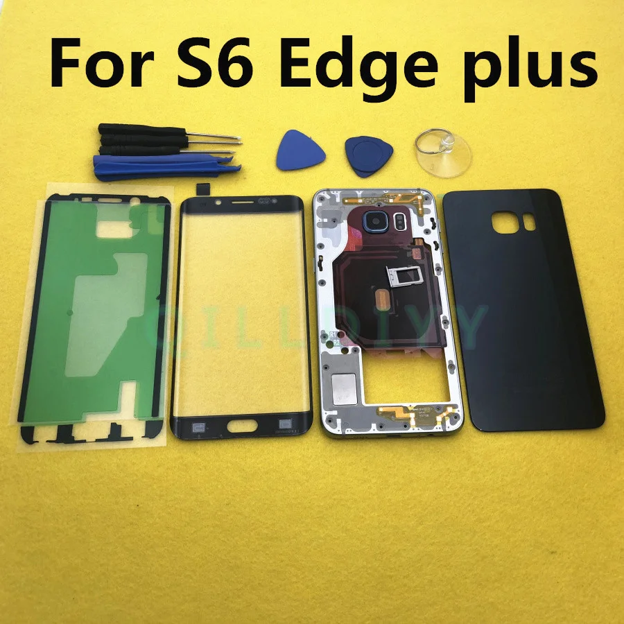 S6 + чехол с полным покрытием корпуса для Samsung Galaxy Edge Plus G928 G928F крышка отсека