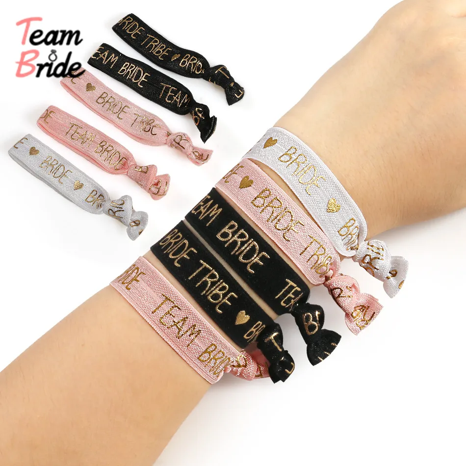 Team Bride 10 pcs Bachelorette Party Bracelet Bride To Be Hand Band Head Rope Hair Accessories for Hen Night Wedding Supplies
Team Bride 10 pcs Bachelorette Party Bracelet Bride To Be Hand Band Head Rope Hair Accessories for Hen Night Wedding Supplies