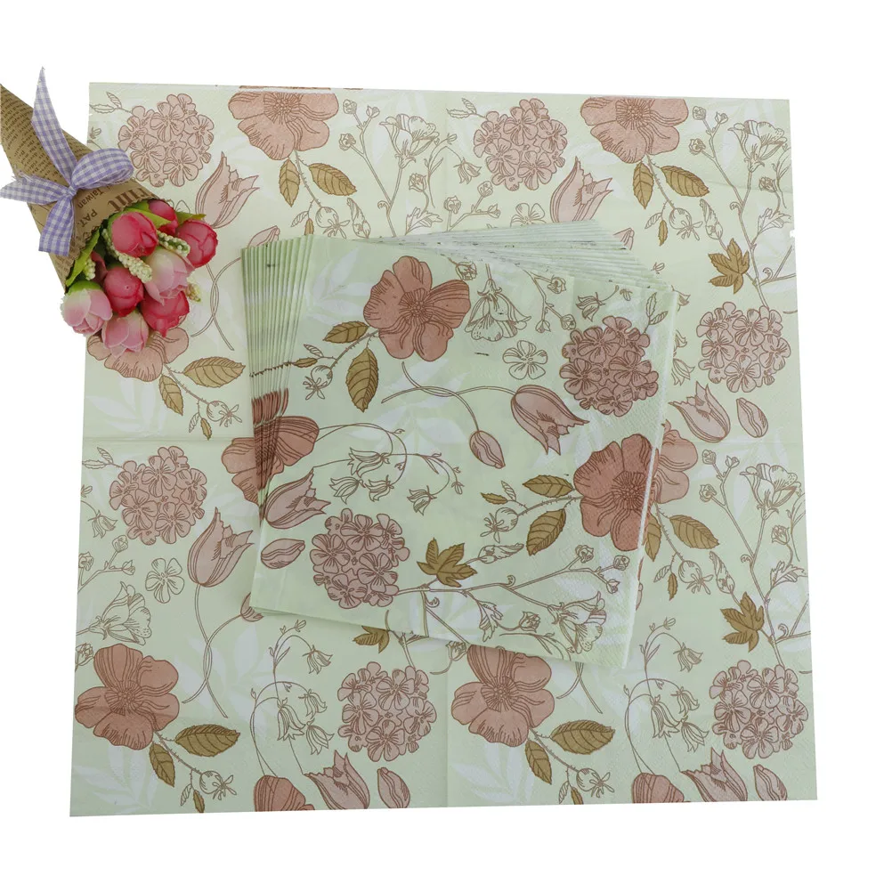 20pcs/lot For Event Party Supplies Decoration Owl Tissue Decoupage Servilleta Wedding Party Napkins Printed Rose Paper Napkins
20pcs/lot For Event Party Supplies Decoration Owl Tissue Decoupage Servilleta Wedding Party Napkins Printed Rose Paper Napkins