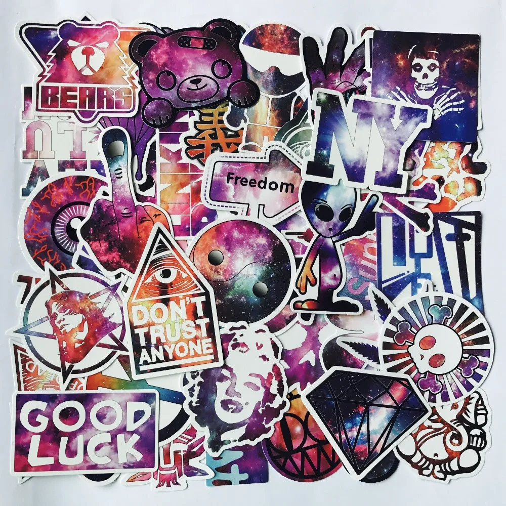 50pcs Starry sky Style Sticker Travel Retro Graffiti Stickers for DIY Sticker on Luggage Laptop Bicycle Fridge Car Snowboard
50pcs Starry sky Style Sticker Travel Retro Graffiti Stickers for DIY Sticker on Luggage Laptop Bicycle Fridge Car Snowboard