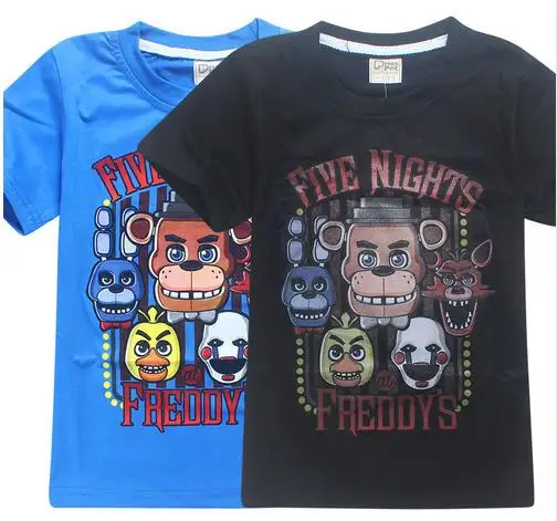 2017 Summer Kids T Shirt 5 Freddys Tops Children's Clothes Cartoon T-Shirts Top Boys Girls Clothing 3-12Year
2017 Summer Kids T Shirt 5 Freddys Tops Children's Clothes Cartoon T-Shirts Top Boys Girls Clothing 3-12Year