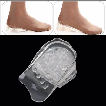 1 pair Transparent 5 Layers Adjustable Taller Insole Silicone Gel Inserts Lift Shoe Pads Increase Height Comfortable Universal
1 pair Transparent 5 Layers Adjustable Taller Insole Silicone Gel Inserts Lift Shoe Pads Increase Height Comfortable Universal