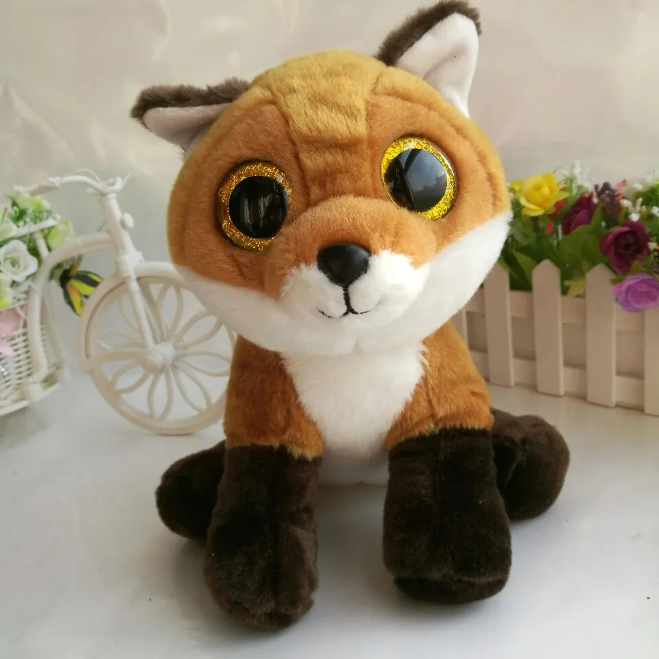 25CM 10" Ty Plush Toy Big Eyed FAY FOXES Stuffed Animal Doll Kids Toy Birthday Gift Soft Kawaii Car Decor
25CM 10" Ty Plush Toy Big Eyed FAY FOXES Stuffed Animal Doll Kids Toy Birthday Gift Soft Kawaii Car Decor