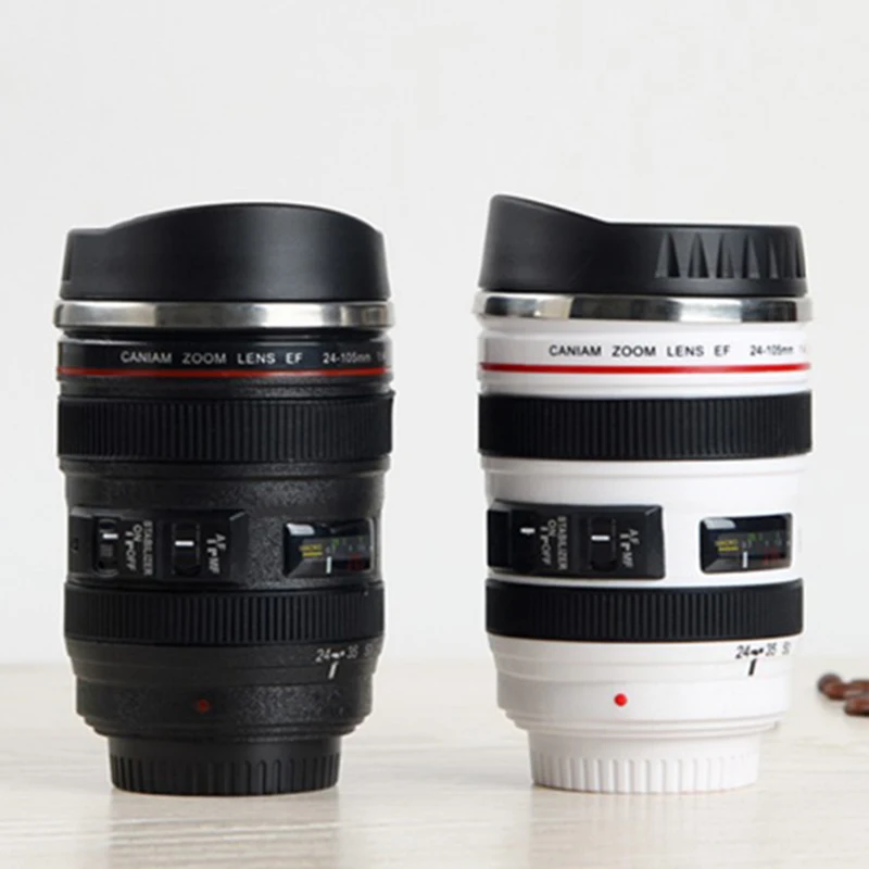 400ml Camera Lens Mug Creative Coffee mugs stainless steel cup liner Coffee Tea Cup Novelty Gifts Thermocup cups and mugs
400ml Camera Lens Mug Creative Coffee mugs stainless steel cup liner Coffee Tea Cup Novelty Gifts Thermocup cups and mugs