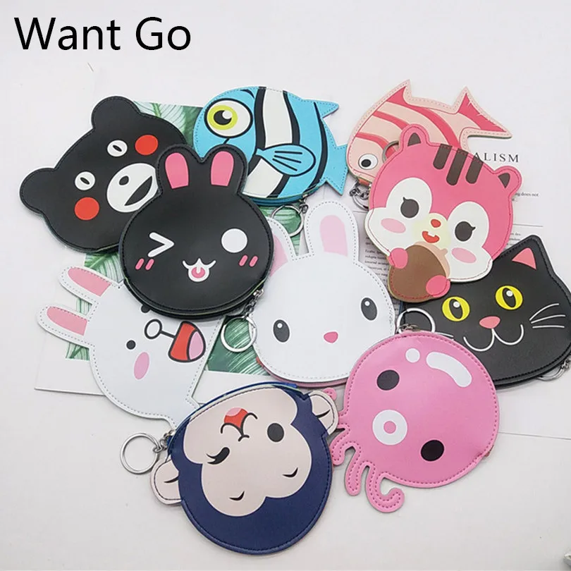 Want Go Cute Cartoon Child Coin Puses Kawaii Ainmal Women Coin Holders Pu Leather Small Bag Zipper Mini Change Wallet Purse Bag
Want Go Cute Cartoon Child Coin Puses Kawaii Ainmal Women Coin Holders Pu Leather Small Bag Zipper Mini Change Wallet Purse Bag