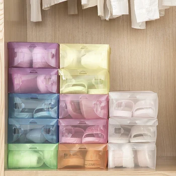 Simple 5 PCS Plastic Combination Transparent Flip Storage Shoe Box Finishing Box Thickening Storage Box
Simple 5 PCS Plastic Combination Transparent Flip Storage Shoe Box Finishing Box Thickening Storage Box