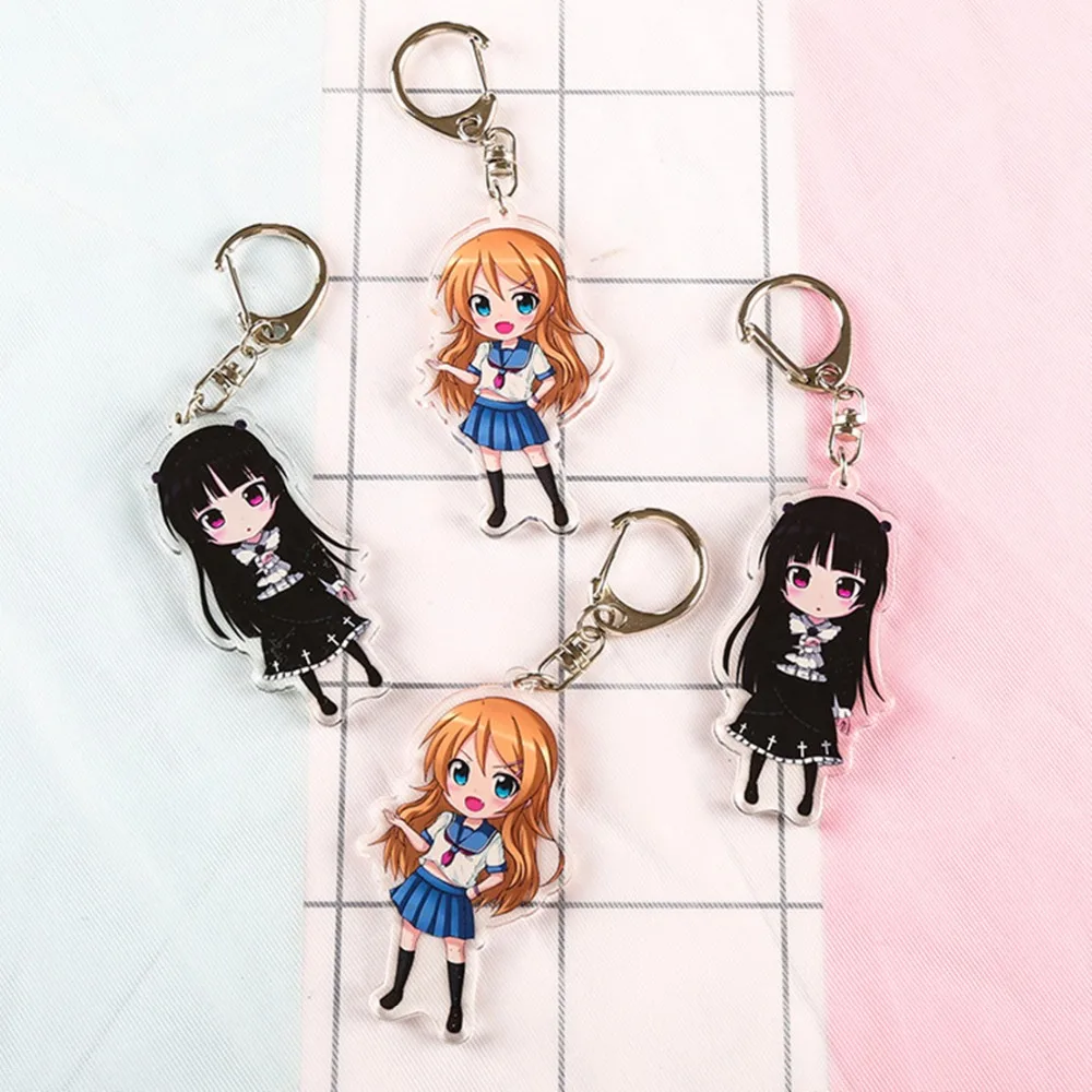 Ore no imouto ga konnani kawaii wakeganai cartoon Acrylic keychain fashion cute funny anneau porte clef bag pendant portachiavi
Ore no imouto ga konnani kawaii wakeganai cartoon Acrylic keychain fashion cute funny anneau porte clef bag pendant portachiavi