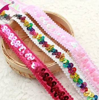 50Meters White Pink Embellished Applique Elastic Sequins Belt Lace Trim Ribbon Sequined Tape Fabric Sew On Dress Clothes Curtain
50Meters White Pink Embellished Applique Elastic Sequins Belt Lace Trim Ribbon Sequined Tape Fabric Sew On Dress Clothes Curtain
