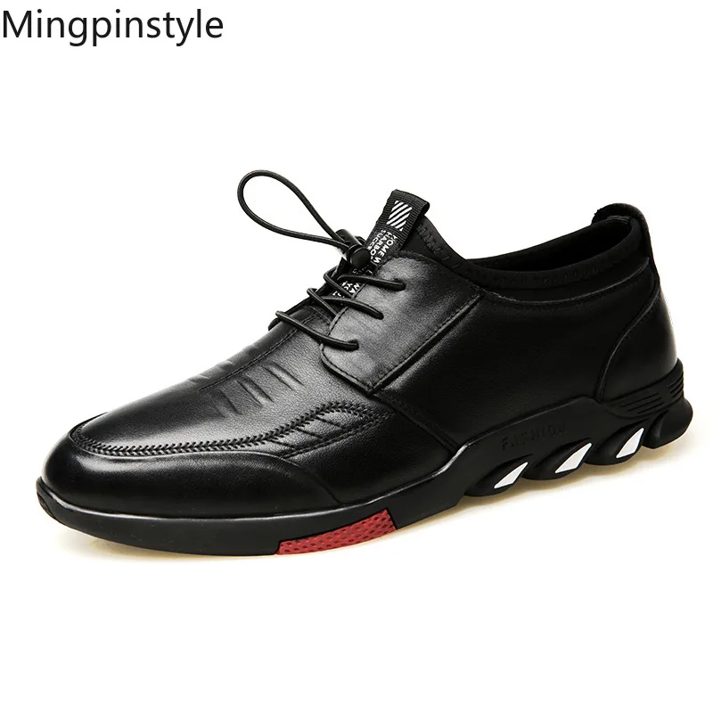 Mingpinstyle Men Casual Shoes High Quality Cowhide Lace-up Soft Sole Black Loafers Winter Warm Shoes New Men Work Shoes
Mingpinstyle Men Casual Shoes High Quality Cowhide Lace-up Soft Sole Black Loafers Winter Warm Shoes New Men Work Shoes