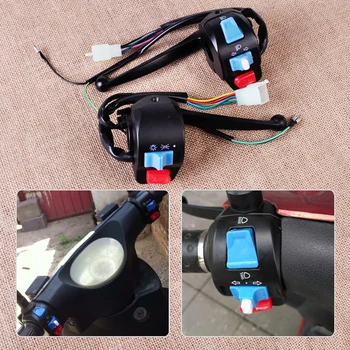CITALL 2pcs 7/8" Motorcycle Scooter Horn Turn Signal Electric Start Handlebar Lever Controller Switch for Harley Bobber Kawasaki
CITALL 2pcs 7/8" Motorcycle Scooter Horn Turn Signal Electric Start Handlebar Lever Controller Switch for Harley Bobber Kawasaki