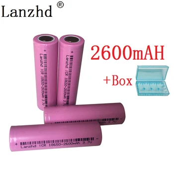 4PCS 18650 Rechargeable Battery 3.7v rechargable Batteries 2600MAH Li-ion Battery Real Full Capacity for Electronic Cigarette
4PCS 18650 Rechargeable Battery 3.7v rechargable Batteries 2600MAH Li-ion Battery Real Full Capacity for Electronic Cigarette